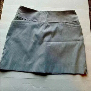 S.C. & Co. Activewear Skort Pale Blue Striped Pockets Side Splits Women’s XL
